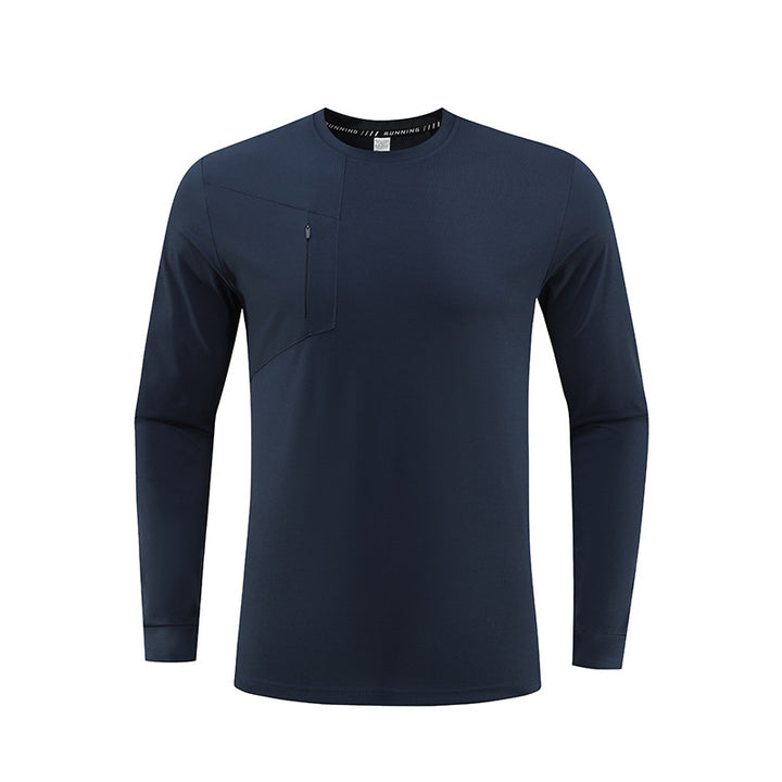 Herre Sportligt Langærmet T-shirt med innovativ åndbar teknologi Stilla