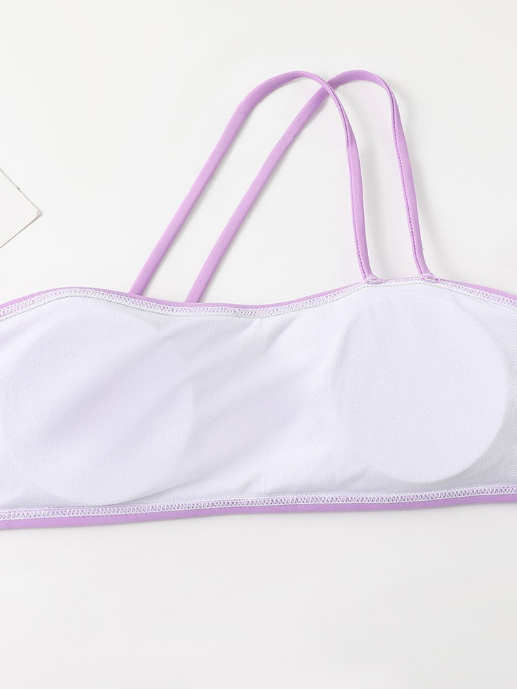 Dame Bandeau bikini-sæt med stropper Stilla