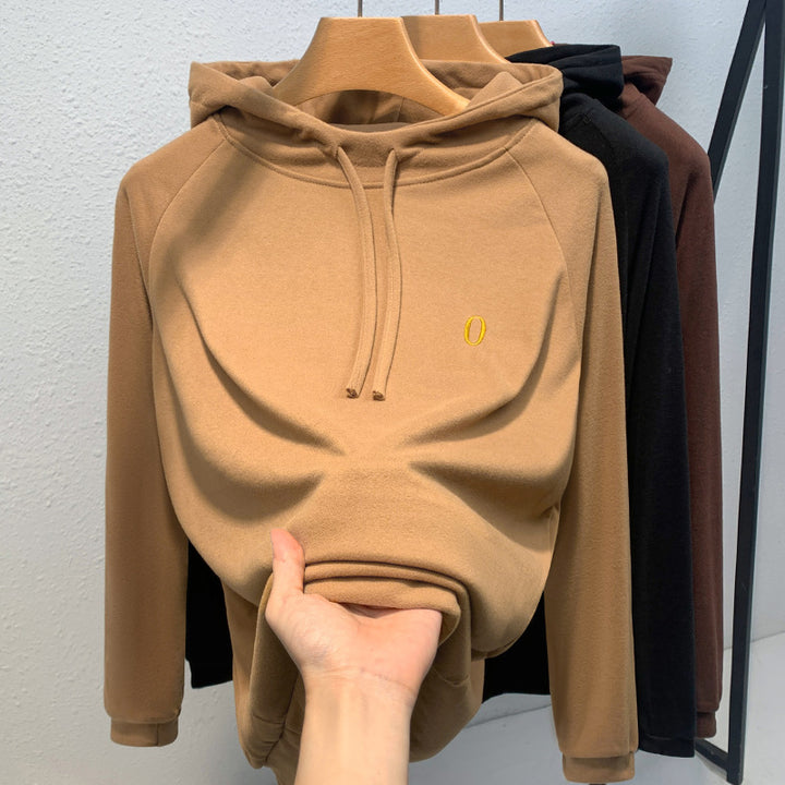 Dame Hoodie i blødt fleece med hætte og afslappet pasform Stilla