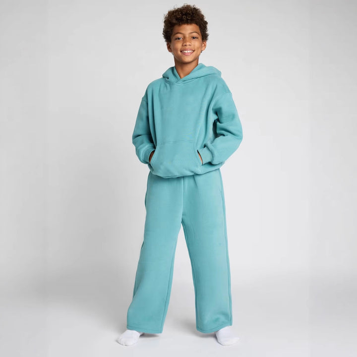 Kvinders oversized hoodie jumpsuit lavet af blødt fleece Skovae