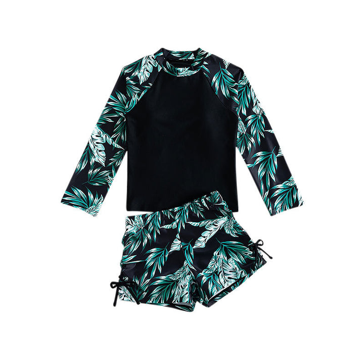 Kvinder Langærmet Rash Guard og Shorts Sæt Stilla