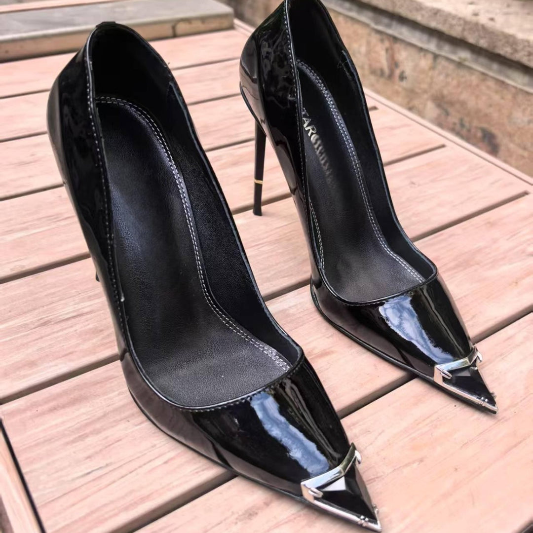 Femme Elegante Spidse Hæle Stilla