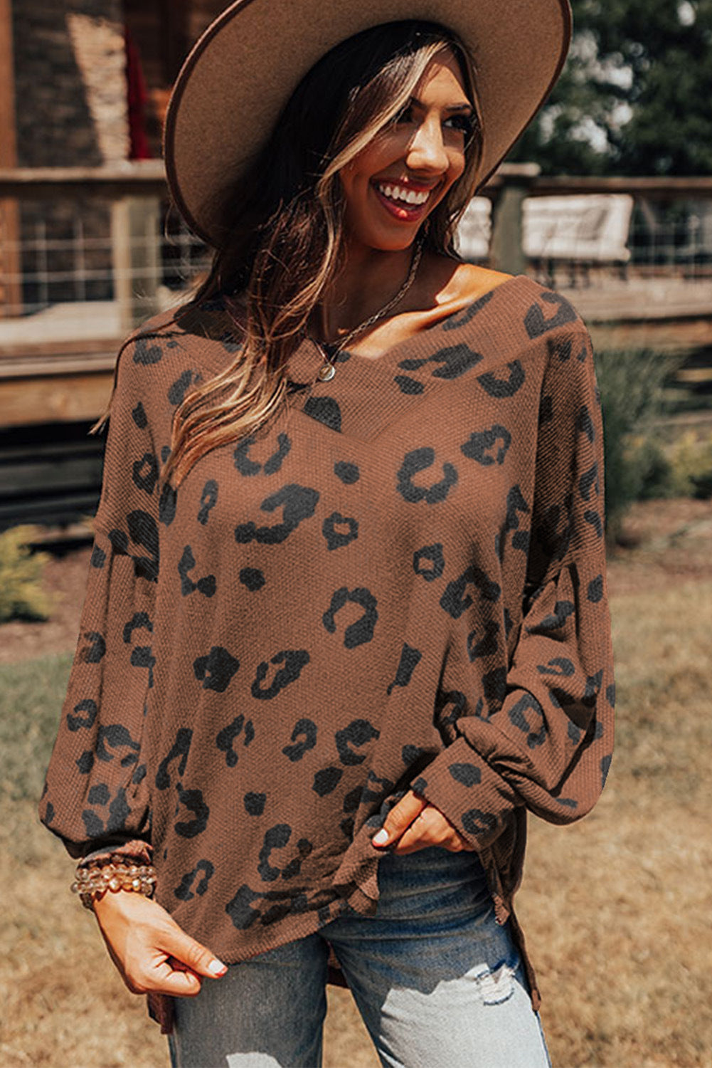 Stilla | Løs Off Shoulder Langærmet Top