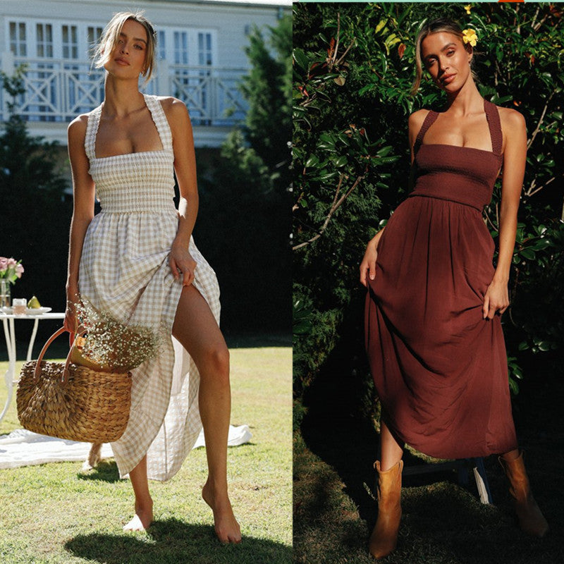 Damer Maxi Kjole i Boho Stil Stilla