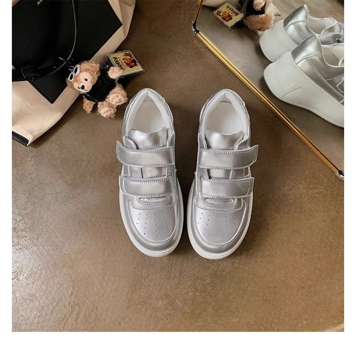 Dame platform sneakers med justerbare velcro-lukninger Stilla