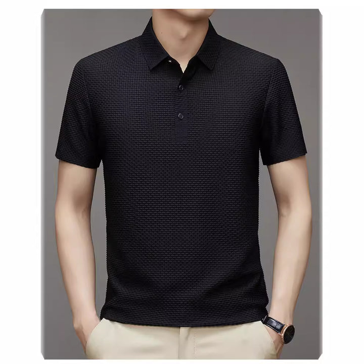 Herre Struktureret Poloshirt med kort ærme Stilla