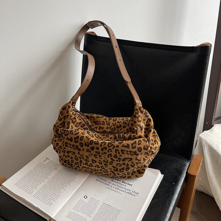 Femme Chic Leopardmønster Slapvogn Stilla