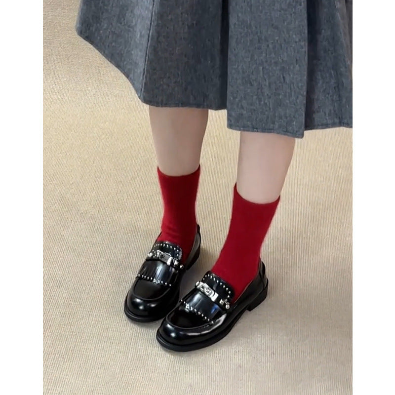 Dame Chic Dekorative Remme Loafer Stilla