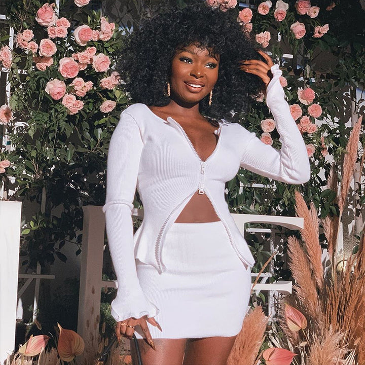 Dame Flirty Cut-Out Bodycon Kjole Stilla