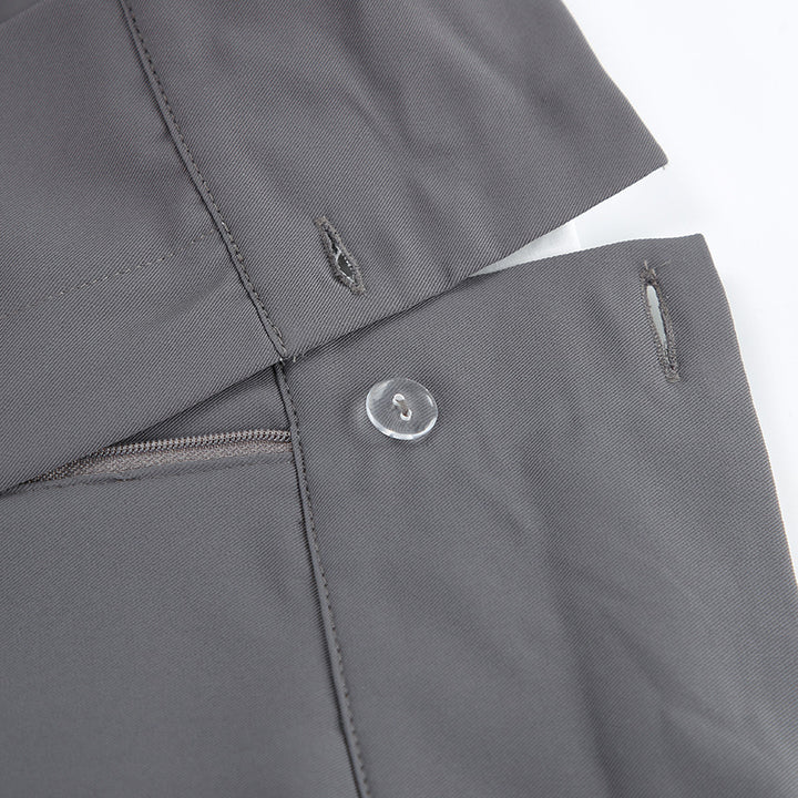 Dame Bredskårne high-waisted bukser med elegant folder Stilla