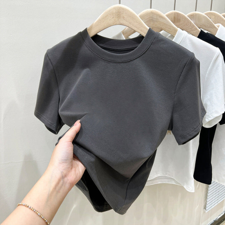 Herrer Klassisk Crew Neck Fritid T-shirt Stilla