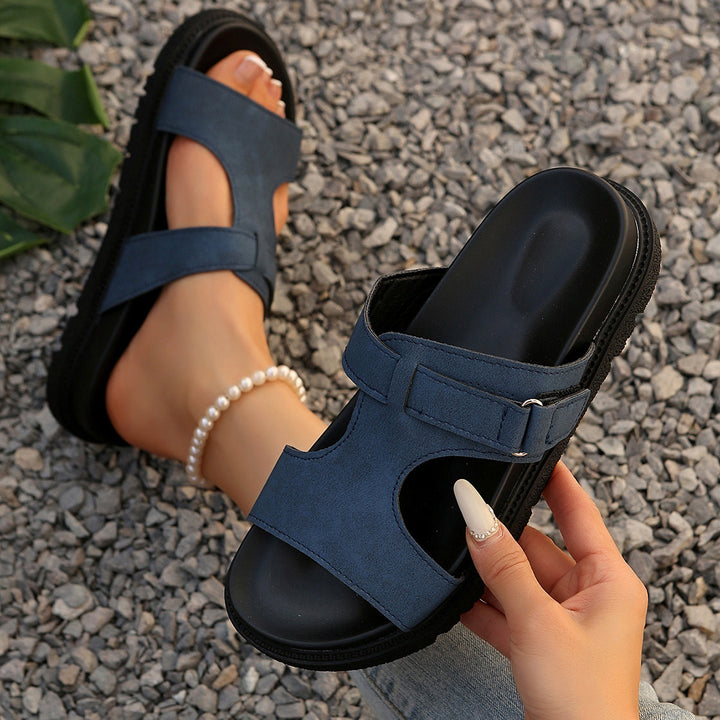 Dame Komfortable Sandaler med justerbare remme og anatomisk fodseng Stilla