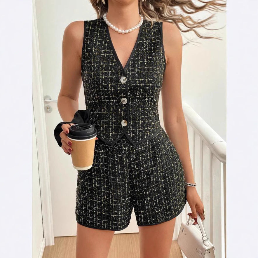 Dameoverall med elegant struktur Stilla