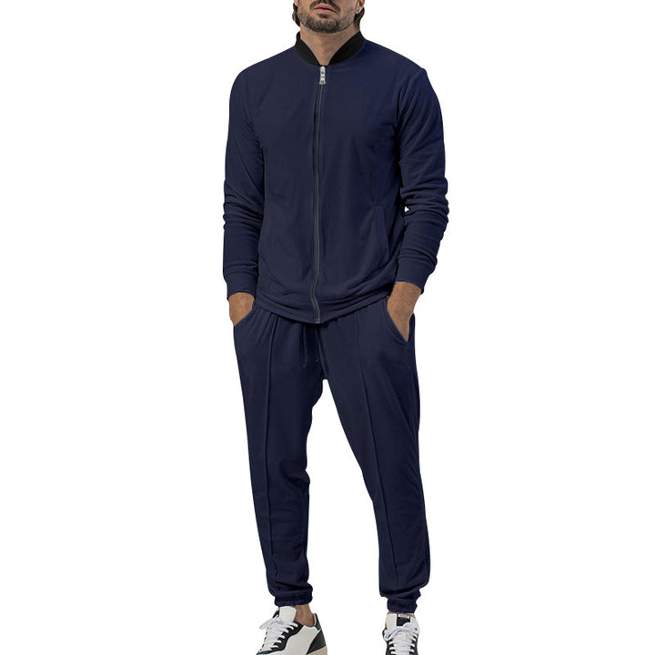 Herrer behagelig sportsdragt med innovativ lynlåsdesign og elastisk talje Stilla