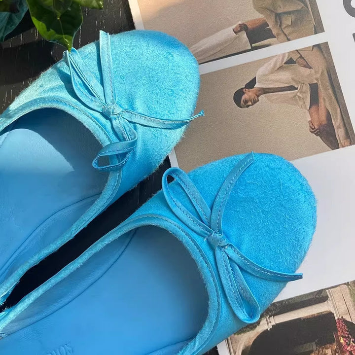 Dame Komfort Ballerinas med delikat sløjfeaccent Stilla