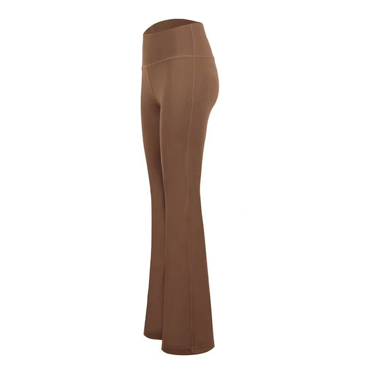 Dame Yoga-Flared-Leggings med høj talje og åndbart materiale Stilla