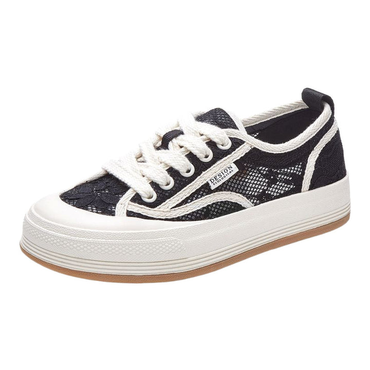 Dame afslappede sneakers med åndbar netstruktur og behagelig sål Stilla