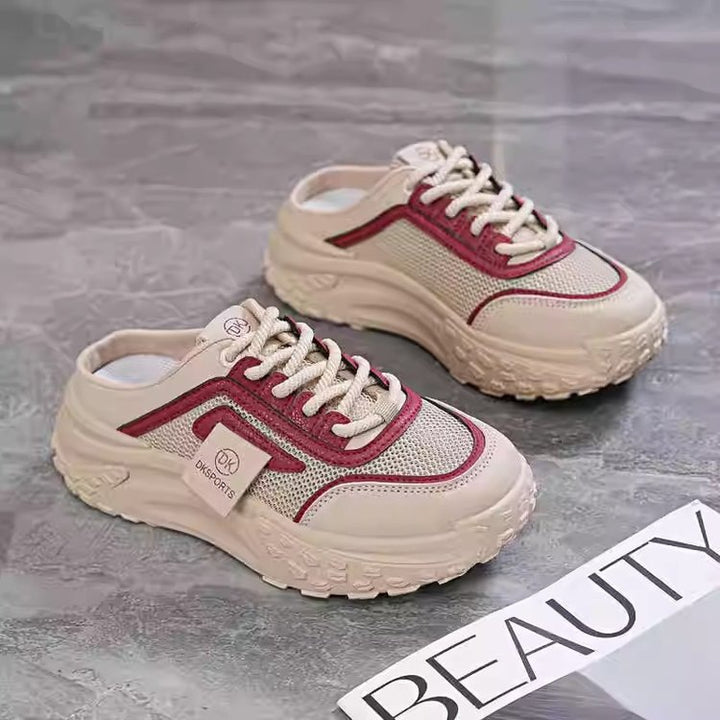 Dame Sneakers med åndbar mesh-overflade og skridsikker sål Stilla