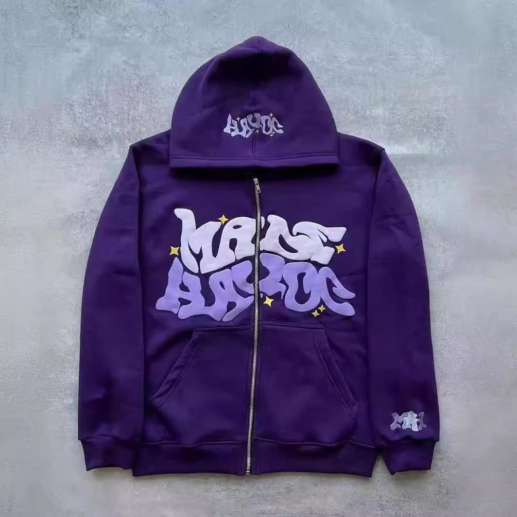 Kvinder Hoodie med unikt graffiti design Skovae