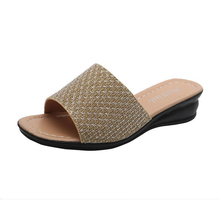 Dame elegante Mules i moderne glamour-stil med smagfulde accenter Stilla