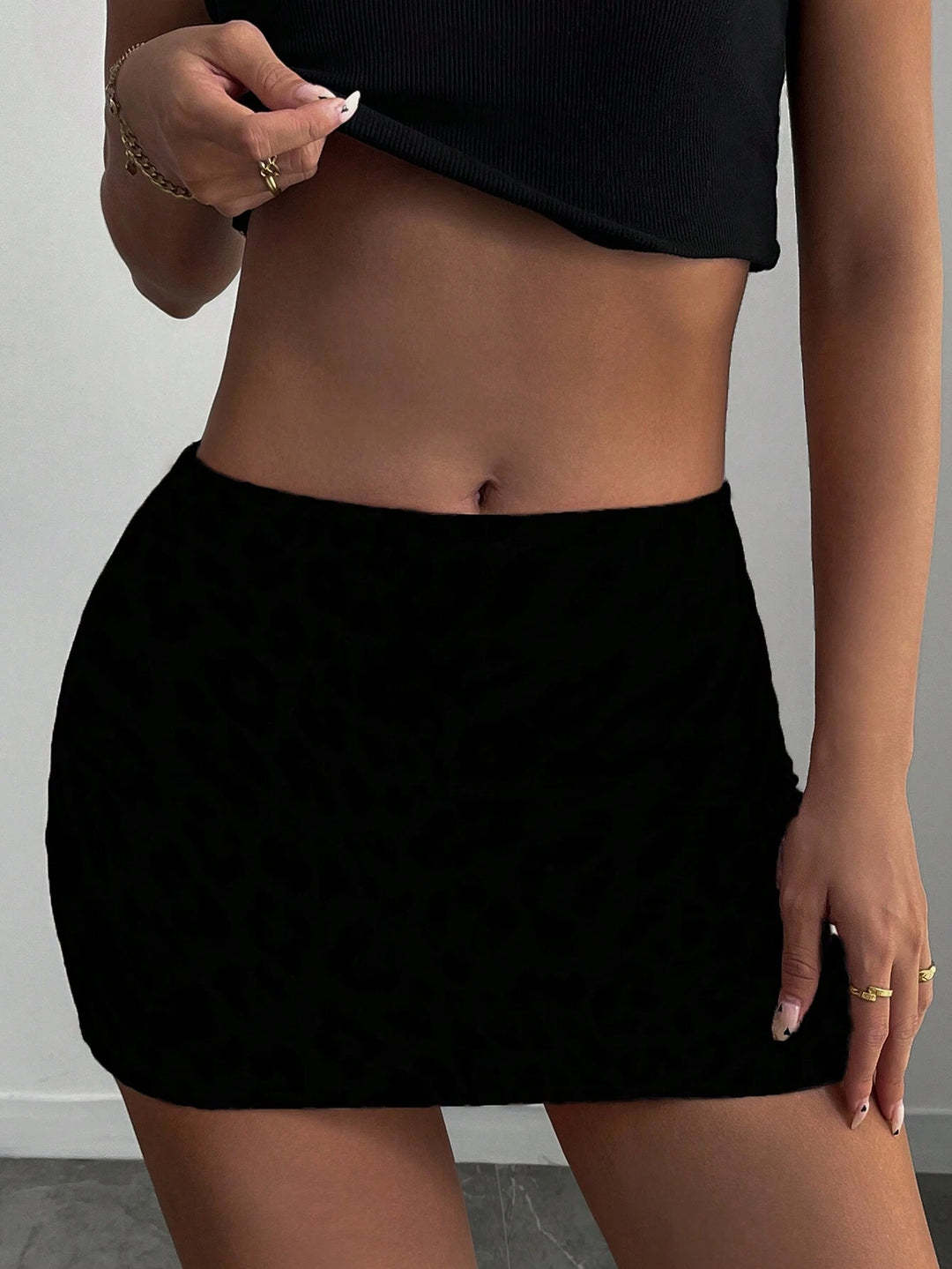 Damer Bikiniskørt med elegant drapering Skovae