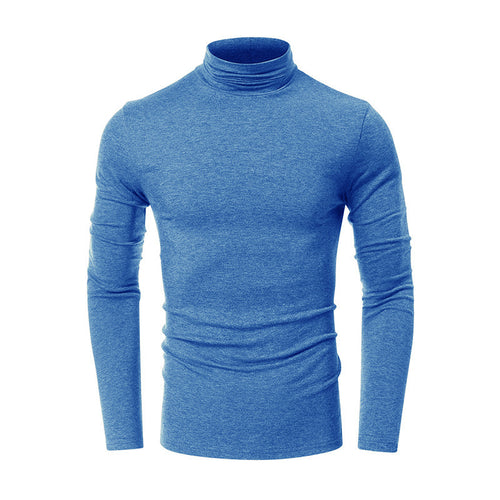 Herrer rullekravepullover lavet af elastisk bomuldsblanding Stilla