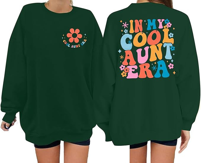 Kvinders sweatshirt med moderne blomsterprint og afslappet snit Stilla