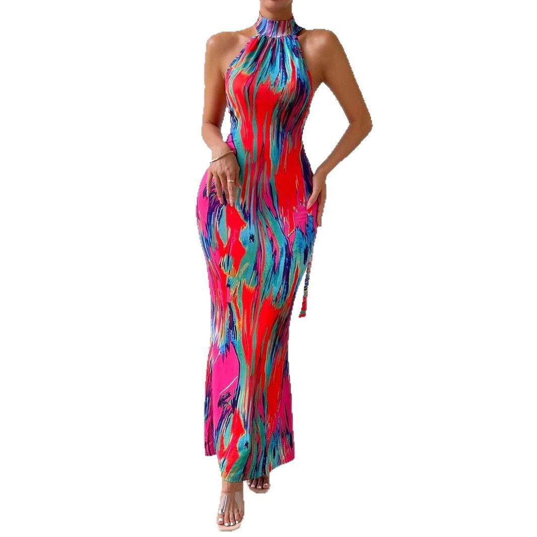 Dame Højkrave Bodycon Maxikjole Stilla