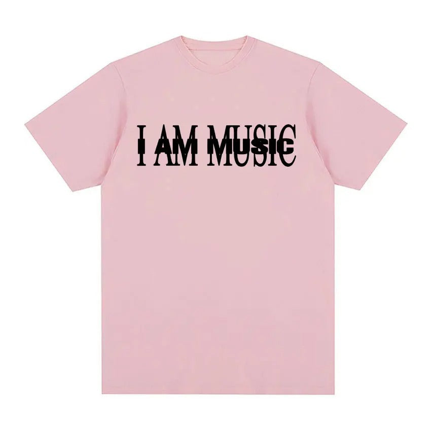 Dame T-Shirt med moderne typografi-tryk Skovae