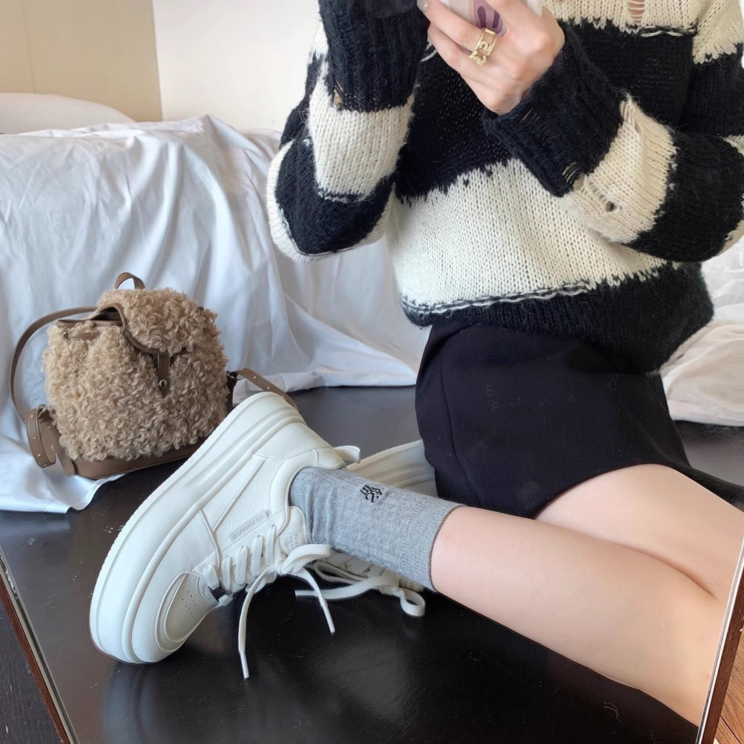 Dame Mode-orienterede Chunky-sål Sneakers Stilla