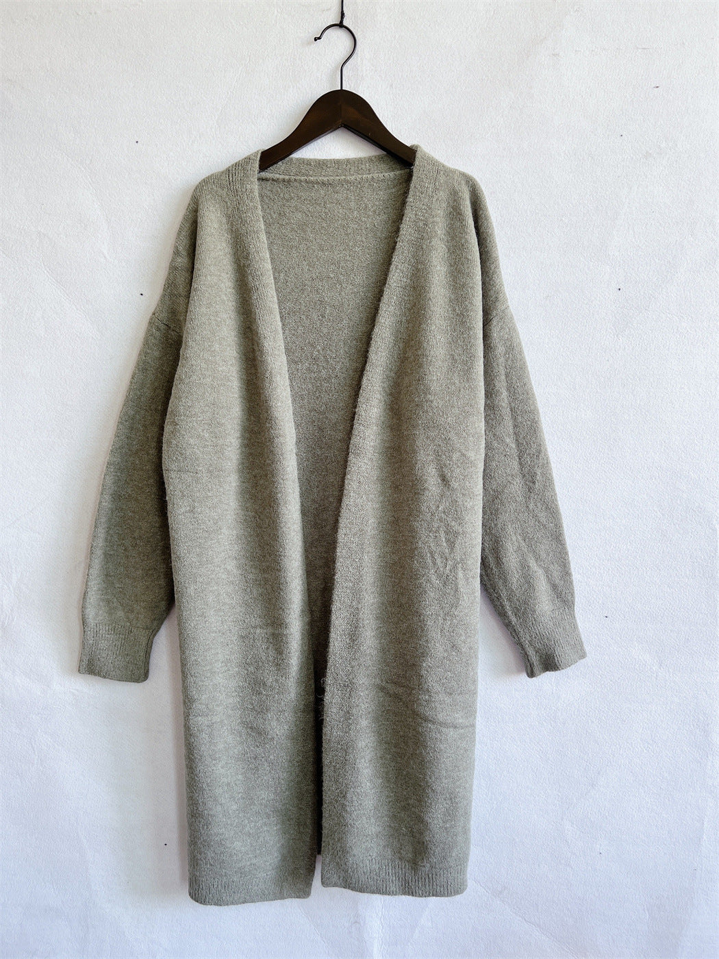 Kvindernes lange strikkede cardigan Stilla
