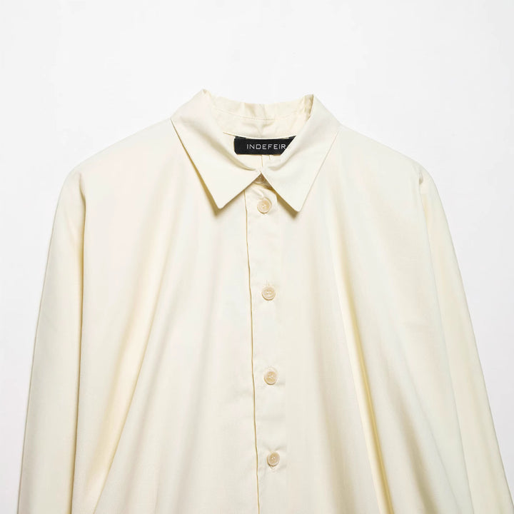 Femme Oversized Button-Up Skjortekjole Stilla