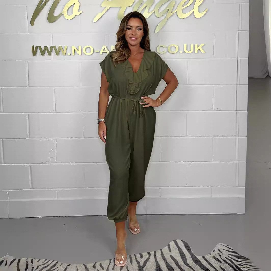 Dame Romantisk Jumpsuit Stiila