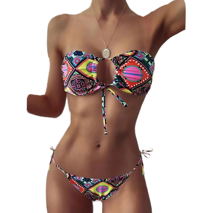 Femme Cut-Out Bandeau Bikini Sæt Stilla