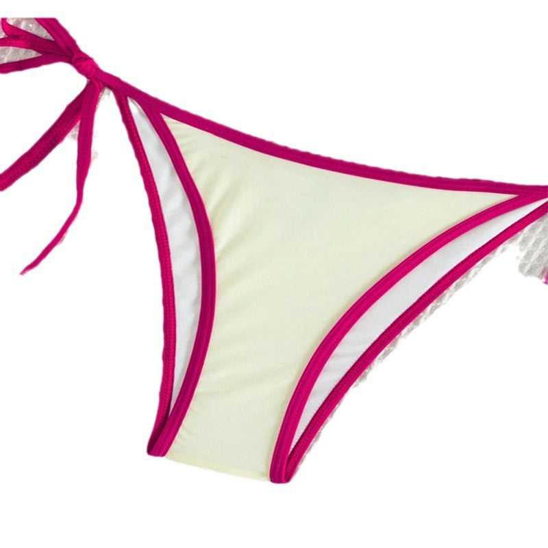 Dame trekant-bikini med legende snøredetaljer Skovae