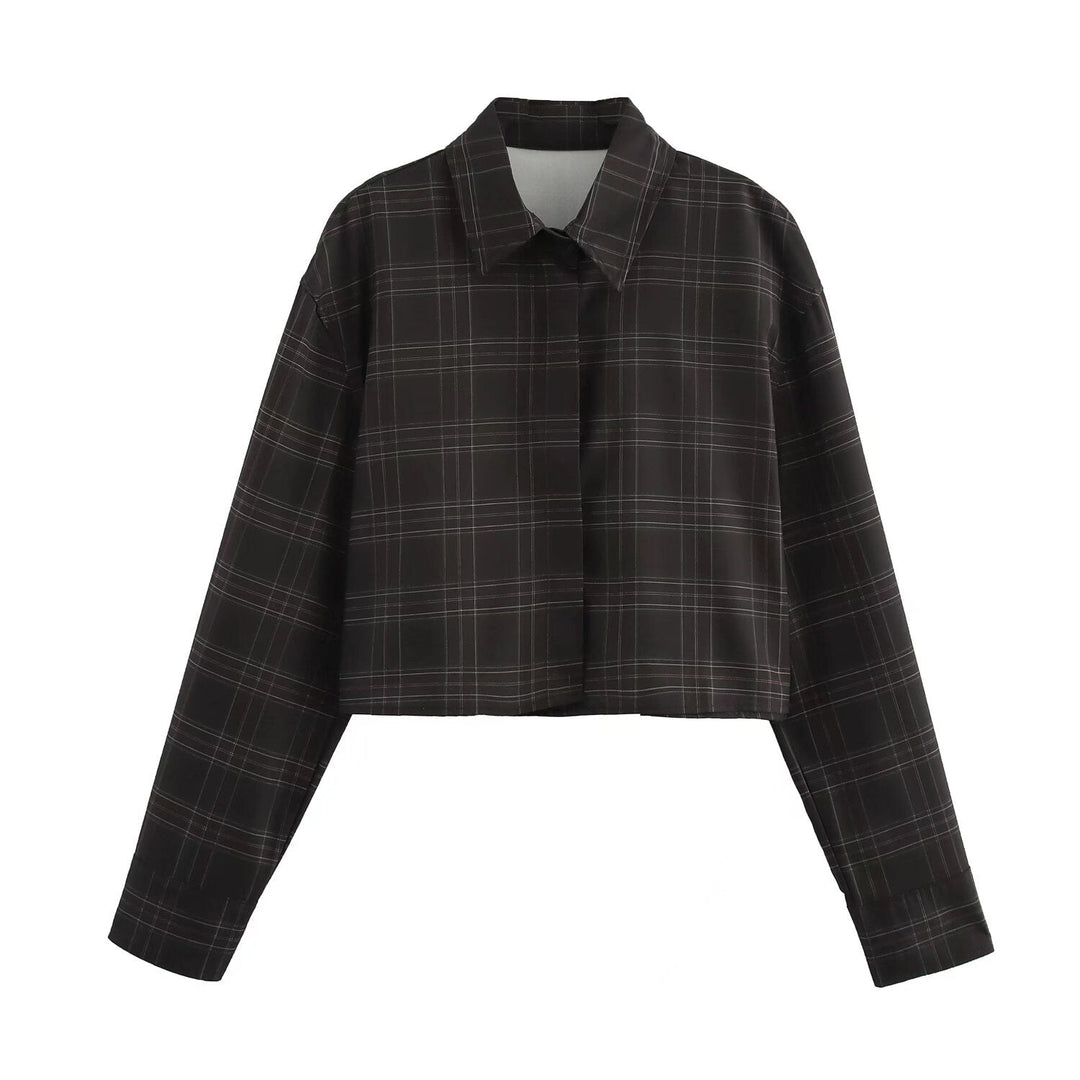 Stilla | Kunstnerisk Print Langærmet Bluse