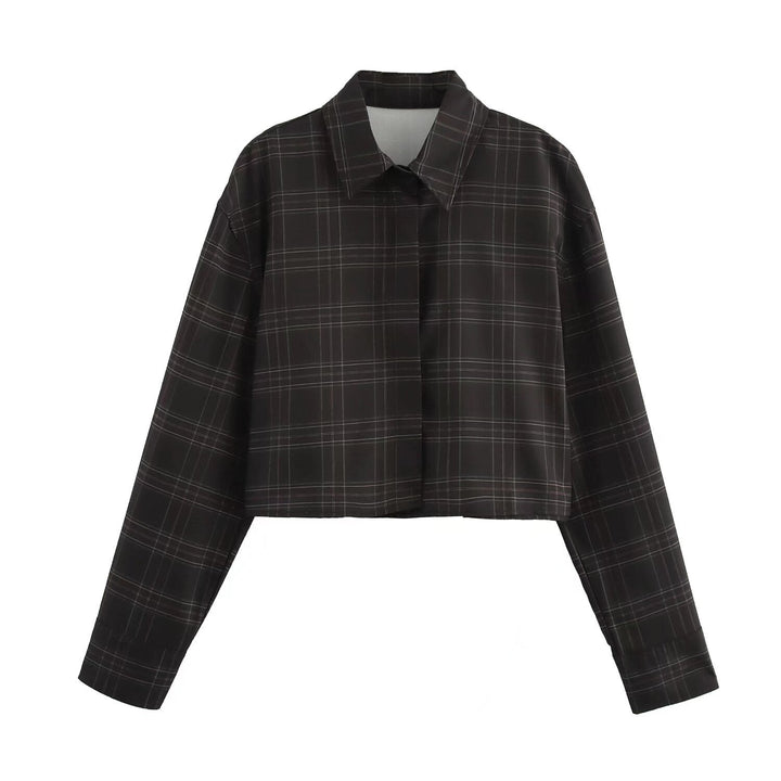 Stilla | Kunstnerisk Print Langærmet Bluse