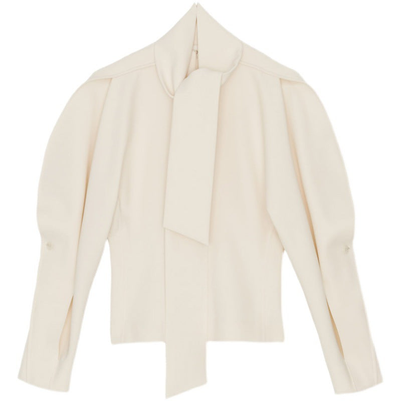 Dame elegant oversized jakke med højt krave og moderne detaljer Stilla