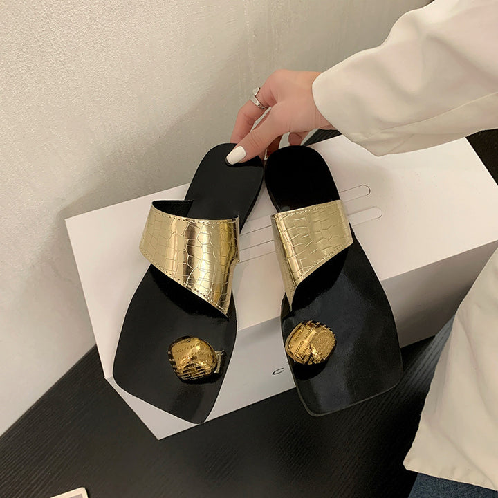 Dame Mode Sandaler med unikt Glitter-detail Stilla