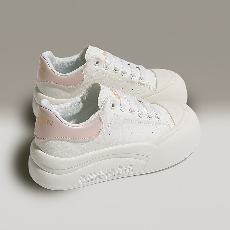 Dame Chunky Sneakers med polstret platformssål og åndbart overmateriale Stilla