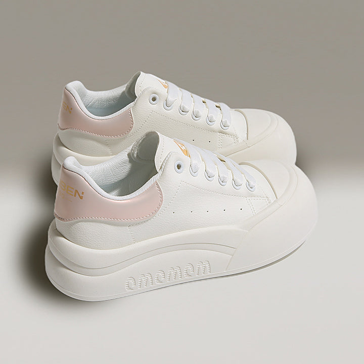 Dame Chunky Sneakers med polstret platformssål og åndbart overmateriale Stilla