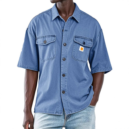Herrer Kortærmet Utility-Shirt Stilla