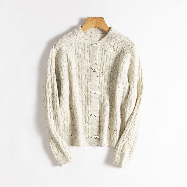 Femme Chunky Kabelstrik Cardigan Stilla