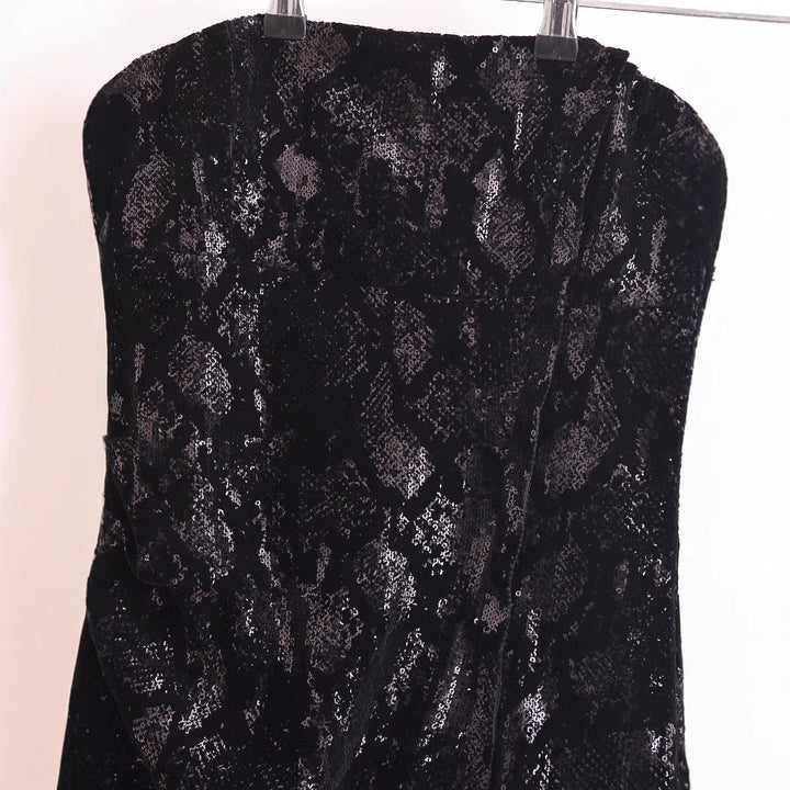 Femme Stram gratis Struktureret Slip Kjole Stilla