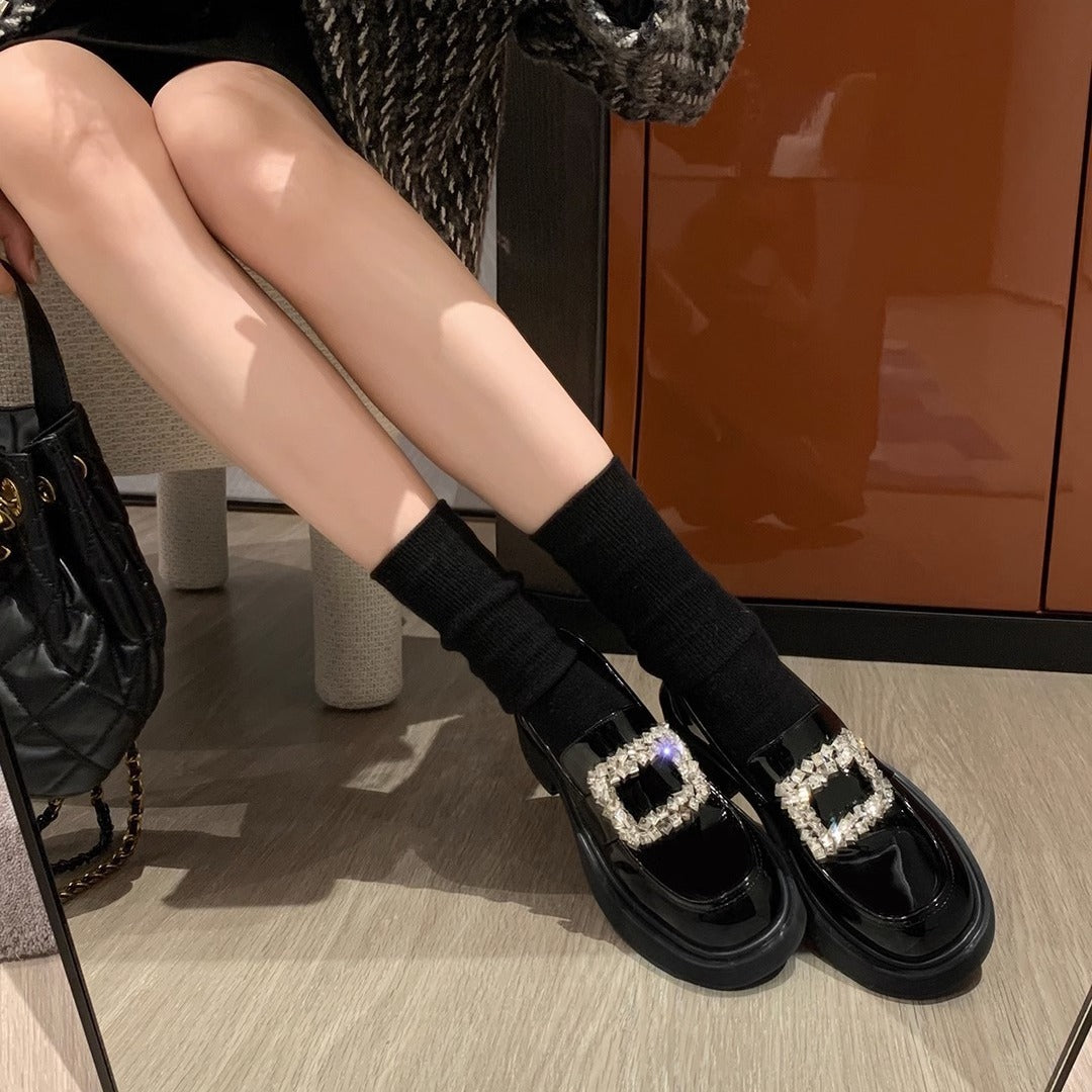 Kvinder Elegante Spænde-Detalje Slip-On Ballerinas Stilla