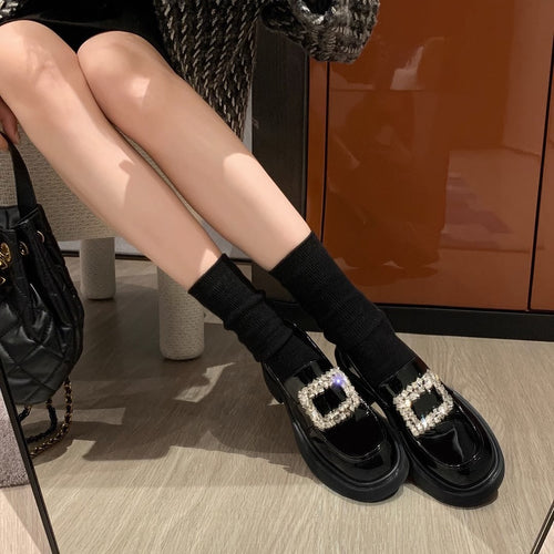 Kvinder Elegante Spænde-Detalje Slip-On Ballerinas Stilla
