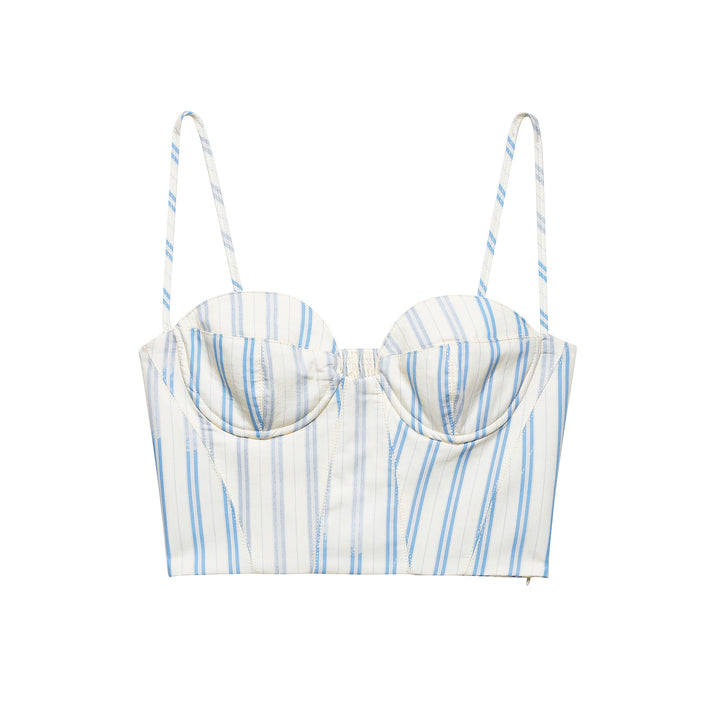 Femme Struktureret Korset Top Stilla