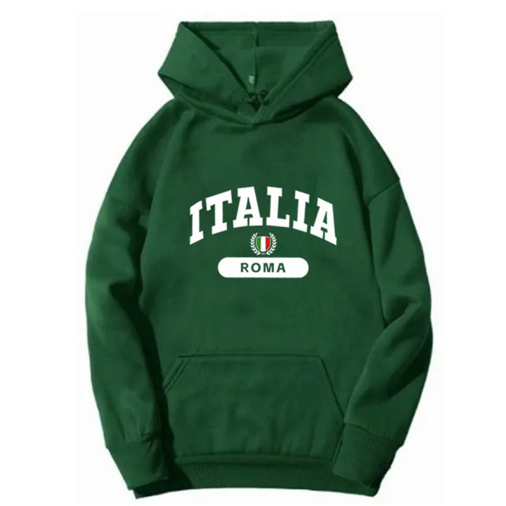 Kvinders hoodie med italiensk bydesign Skovae