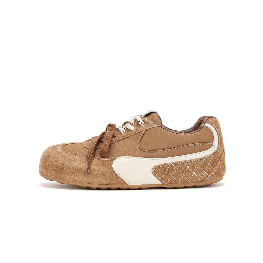 Dame Retro-inspirerede Low-Top Sports Sneakers med quiltede detaljer Stilla