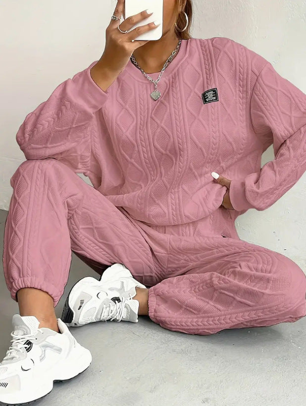 Dame Striklook Fritidsdragt Stilla